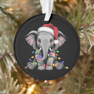 Olifant Kerstverlichting Kerstvakantie Wild Dier Ornament
