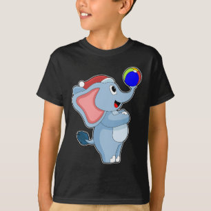Olifant Kerstvoetbal T-shirt