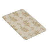 Olifant Khaki Caravan Patroon Magneet (Rechterzijde)