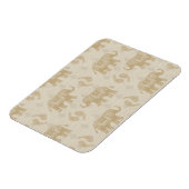 Olifant Khaki Caravan Patroon Magneet (Linkerzijde)