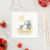 Olifant Kisses Baby shower Het is een Jongen Servet (Insitu)