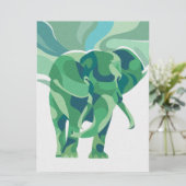  olifant kleurig |kerstcadeau (Staand voorkant)