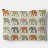 Olifant Kleurrijk Dier Patroon Modern Etui (Achterkant)