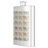 Olifant Kleurrijk Dier Patroon Modern Flacon (Links)