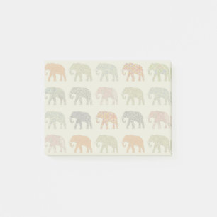 Olifant Kleurrijk Dier Patroon Modern Post-it® Notes