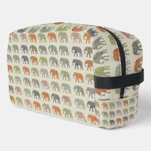 Olifant Kleurrijk Dier Patroon Modern Toilettasje