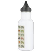 Olifant Kleurrijk Dier Patroon Modern Waterfles (Rechts)