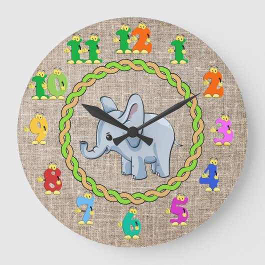 Olifant klok (Voorkant)