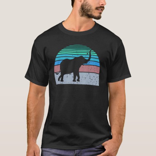 Olifant  Koele Olifant Dier 80s 90s Sty T-shirt (Voorkant)