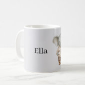 Olifant koffiekop koffiemok (Voorkant links)