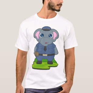 Olifant Kop Politie heeft Politie T-shirt