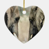 Olifant Kunst Wild Ornament (Achterkant)