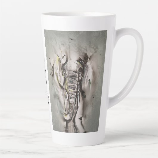 Olifant Latte Mok (Rechts)