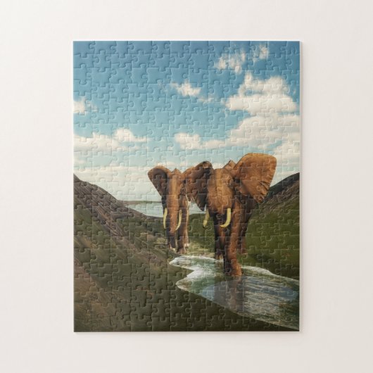 Olifant Legpuzzel (Verticaal)