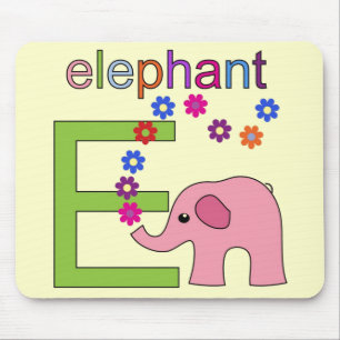Olifant Letter E Muismat