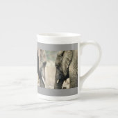 Olifant levenspartners porselein kop (Rechts)