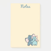 Olifant liefde post-it notities post-it® notes (Voorkant)