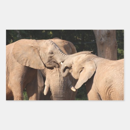 Olifant Liefde Stickers (Voorkant)