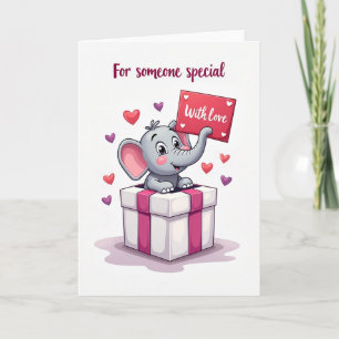 Olifant Liefdeskaart Kaart