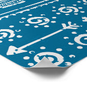  olifant Lijst illustratie Poster (Hoek)