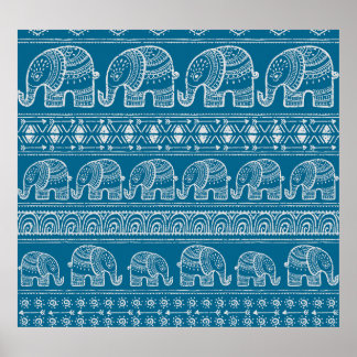 olifant Lijst illustratie Poster