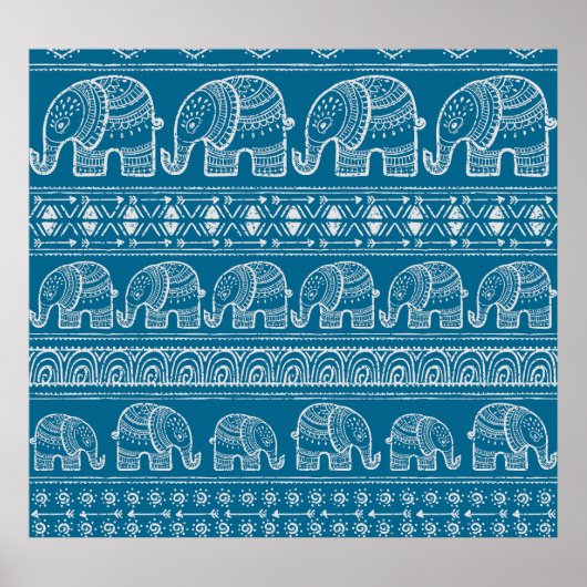 olifant Lijst illustratie Poster (Voorkant)