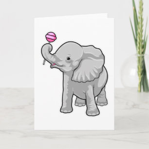 Olifant Lollypop Kaart
