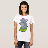 Olifant Loper Hardlopen Sport T-shirt (Voorkant volledig)