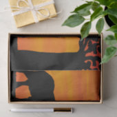 olifant, lucht, dieren, zonsopgang, natuur, afrika tissuepapier (Geschenk)