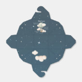 Olifant luchtballon Baby shower nacht Bedankdoosjes (Uitgevouwen)