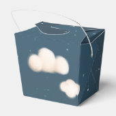 Olifant luchtballon Baby shower nacht Bedankdoosjes (Achterkant)