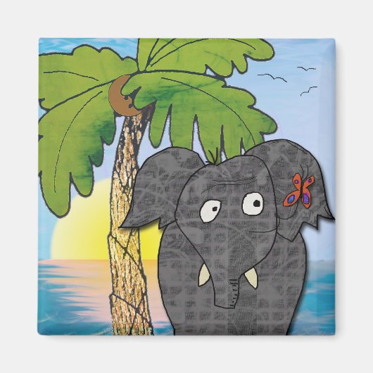 olifant magneet (Voorkant)