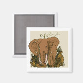 olifant magneet (Voorkant / Achterkant)