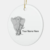 Olifant - Mannelijk Keramisch Ornament (Links)