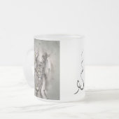 Olifant Matglas Koffiemok (Voorkant links)