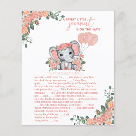 Olifant Meisje Baby shower Spel