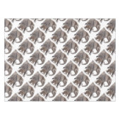 Olifant met Baby Olifant Tafelkleed (Voorkant (Horizontaal))