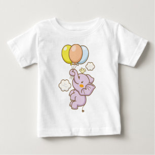 Olifant met ballon  baby