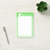 Olifant met Daisy Pattern Post-it® Notes (Kantoor)