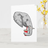 Olifant met drank kaart (Gele Bloem)