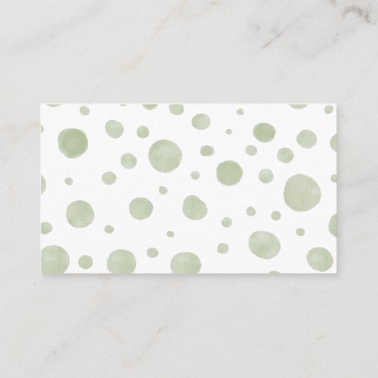 Olifant met groene ballon display informatiekaartje (Achterkant)