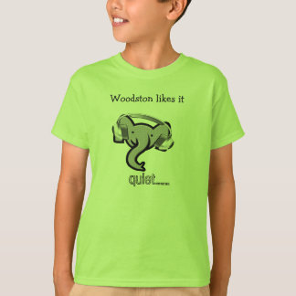 olifant met hoofdtelefoon t-shirt