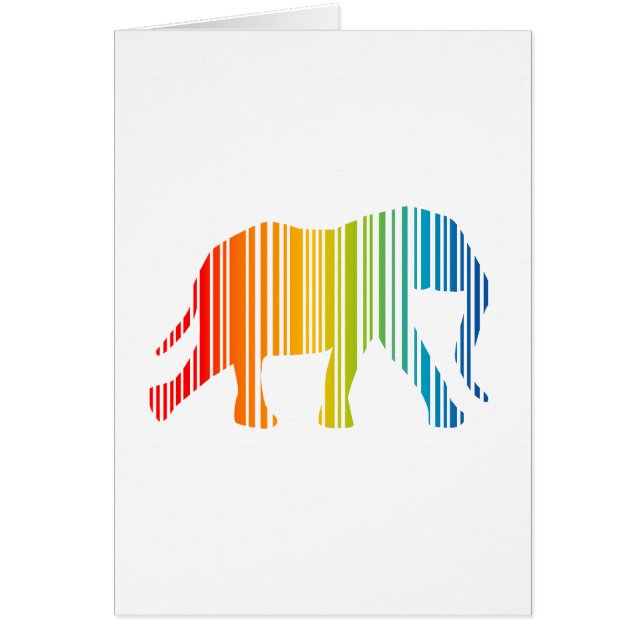 Olifant met kleurenstreepjescode (Voorkant)
