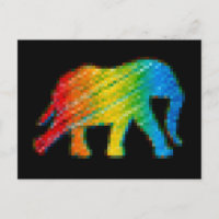 Olifant met Pixels