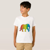 Olifant met Pixels T-shirt (Voorkant volledig)