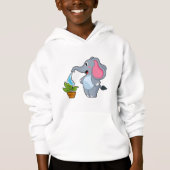Olifant met Plant (Voorkant)