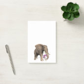 olifant met roze orchidee post-it® notes (Kantoor)