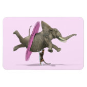 olifant met roze tutu magneet (Horizontaal)