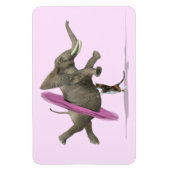 olifant met roze tutu magneet (Verticaal)