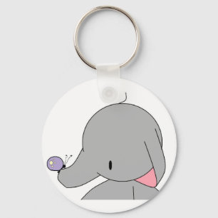olifant met sleutelhanger van de vlinder